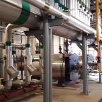 Pipping y sala de bombas. Hospital Dr. Guillermo Rawson. San Juan.